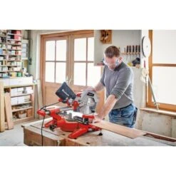 Einhell Zug-Kapp-Gehrungssäge TC-SM 254 -Günstiges Werkzeug Geschäft 04109 4300385 TC SM 254 08