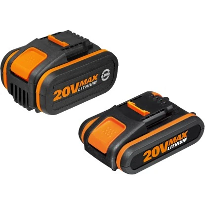 Worx Akku-Set 20 V 2 Ah/4 Ah WA3605 3 Worx Akku-Set 20 V 2 Ah/4 Ah WA3605