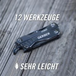 Gerber Mini-Tool Dime Mit 12 Werkzeugen -Günstiges Werkzeug Geschäft 150044 4905 AB 02
