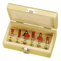 LUX HM-Oberfräser-Set 6-teilig 8 Mm Schaft -Günstiges Werkzeug Geschäft 192522 picture2