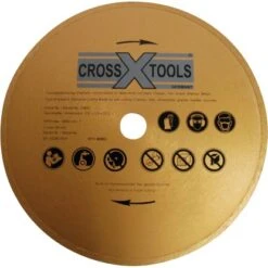 Cross Tools Diamantscheibe 230 Mm X 2 Mm X 22,23 Mm