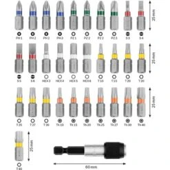 Bosch Schrauberbit-Satz 32-teilig -Günstiges Werkzeug Geschäft 3165140761734 1