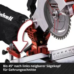 Einhell Power X-Change Akku-Kappsäge TE-MS 18/210 Li Solo -Günstiges Werkzeug Geschäft 4006825628074 2171 07