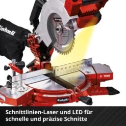 Einhell Power X-Change Akku-Kappsäge TE-MS 18/210 Li Solo -Günstiges Werkzeug Geschäft 4006825628074 2171 09