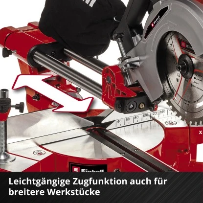 Einhell Power X-Change Akku-Zug-Kapp-Gehrungssäge TE-SM 36/210 Li Solo 10 Einhell Power X-Change Akku-Zug-Kapp-Gehrungssäge TE-SM 36/210 Li Solo – Bild 8
