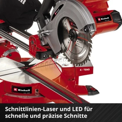 Einhell Power X-Change Akku-Zug-Kapp-Gehrungssäge TE-SM 36/210 Li Solo 11 Einhell Power X-Change Akku-Zug-Kapp-Gehrungssäge TE-SM 36/210 Li Solo – Bild 9