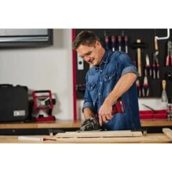 Einhell Power X-Change Akku-Mini Handkreisssäge TE-CS 18/89 Li Solo -Günstiges Werkzeug Geschäft 4006825646184 2171 04