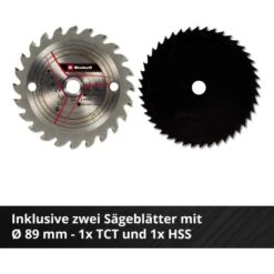 Einhell Power X-Change Akku-Mini Handkreisssäge TE-CS 18/89 Li Solo -Günstiges Werkzeug Geschäft 4006825646184 2171 06