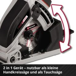 Einhell Power X-Change Akku-Mini Handkreisssäge TE-CS 18/89 Li Solo -Günstiges Werkzeug Geschäft 4006825646184 2171 09