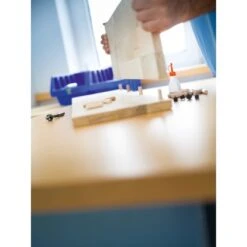 LUX Holzdübelbox 85-teilig -Günstiges Werkzeug Geschäft 4007873031755 A01 080415