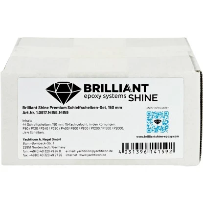 Brilliant Shine Schleifscheiben Premium Set Ø 15 Cm 44 Stück Gelb 4 Brilliant Shine Schleifscheiben Premium Set Ø 15 Cm 44 Stück Gelb – Bild 2