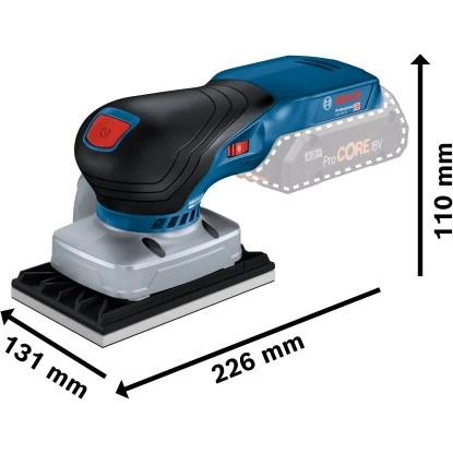 Bosch Professional Akku Schwingschleifer GSS 18V-13 Mit Basiszubehör 4 Bosch Professional Akku Schwingschleifer GSS 18V-13 Mit Basiszubehör – Bild 2