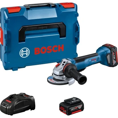 Bosch Professional Akku-Winkelschleifer GWS 18 V-10 P M. Akkus & GAL In L-Boxx 3 Bosch Professional Akku-Winkelschleifer GWS 18 V-10 P M. Akkus & GAL In L-Boxx