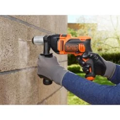 Black & Decker Black+Decker 850 W Schlagbohrmaschine BEH850K Inkl. Tiefenanschlag Mit Koffer -Günstiges Werkzeug Geschäft 439258 2012 1
