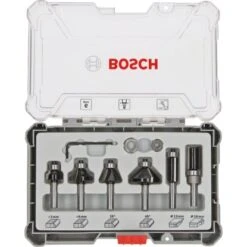 Bosch Rand- Und Kantenfräser Set 8 Mm Schaft 6-teilig -Günstiges Werkzeug Geschäft 440429 3058 2607017469 3