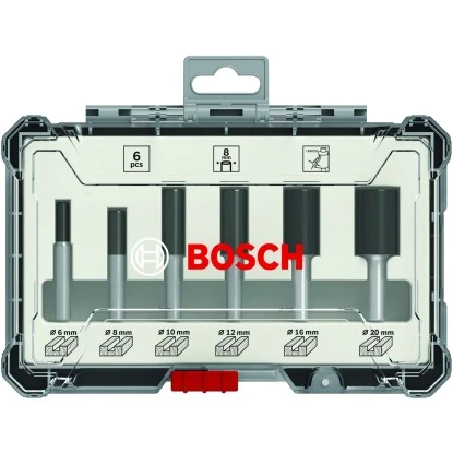 Bosch Nutfräser Set 8 Mm Schaft 6-teilig 3 Bosch Nutfräser Set 8 Mm Schaft 6-teilig