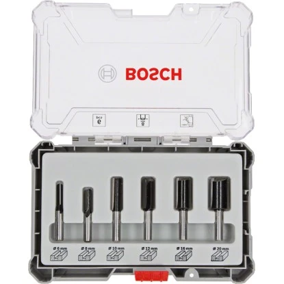 Bosch Nutfräser Set 8 Mm Schaft 6-teilig 6 Bosch Nutfräser Set 8 Mm Schaft 6-teilig – Bild 4