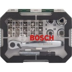 Bosch Schrauberbit-Set Mit Ratsche 26-teilig 8 Bosch Schrauberbit-Set Mit Ratsche 26-teilig -Günstiges Werkzeug Geschäft 490795 3058 2607017322 3