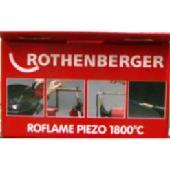 Rothenberger Industrial Lötlampe RoFlame Mit Piezo-Zündung 1.800 °C -Günstiges Werkzeug Geschäft 5526280 picture 2