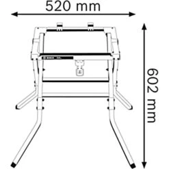 Bosch Professional Transport- Und Arbeitstisch GTA 600 -Günstiges Werkzeug Geschäft 56773 4722 lv6148112gta600