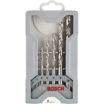 Bosch Stahlbohrer Pro Mini X-Line-Set HSS-G 7-teilig 4 Bosch Stahlbohrer Pro Mini X-Line-Set HSS-G 7-teilig – Bild 2