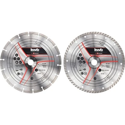 Kwb By Einhell Diamant-Trennscheiben-Set 230 Mm 2-tlg. 3 Kwb By Einhell Diamant-Trennscheiben-Set 230 Mm 2-tlg.