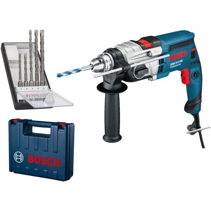 Bosch Professional Schlagbohrmaschine GSB 19-2 RE 850 W Mit 7-tlg. Set Im Koffer 3 Bosch Professional Schlagbohrmaschine GSB 19-2 RE 850 W Mit 7-tlg. Set Im Koffer